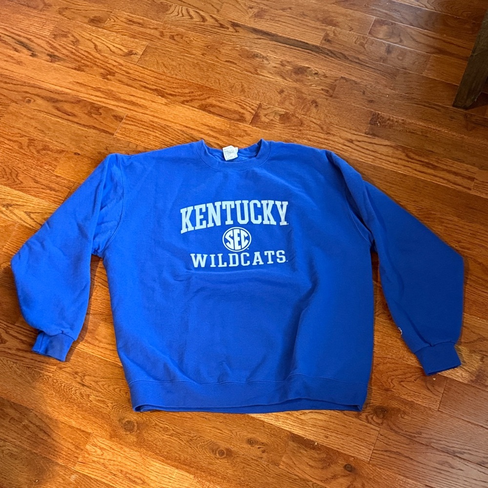 Champion Blue Kentucky Wildcats Crewneck Sweater